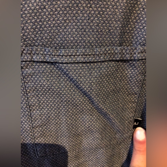 Armani Jeans TM Blue Men’s Authentic HalfButton Down Long Sleeve Shirt XL - Picture 3 of 14